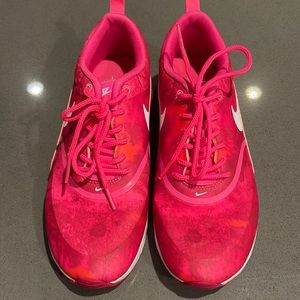 Pink tie dye Nike sneakers